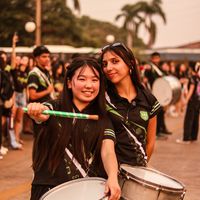 Aoi Goto (Japão) e Sara Herrera (Espanha) - IFMT Rondonópolis